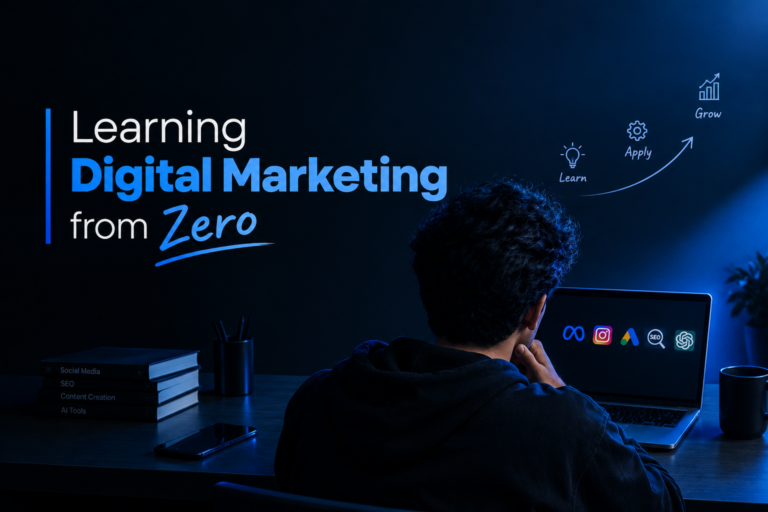 Learning digital marketing from zero